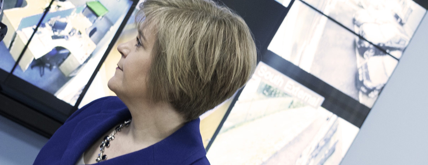 Nicola sturgeon visits Visual Management Systems
